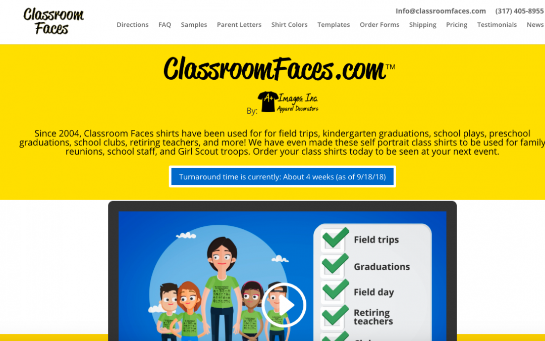 Welcome to Classroom Faces!