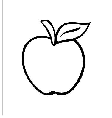 Apple — single template preview