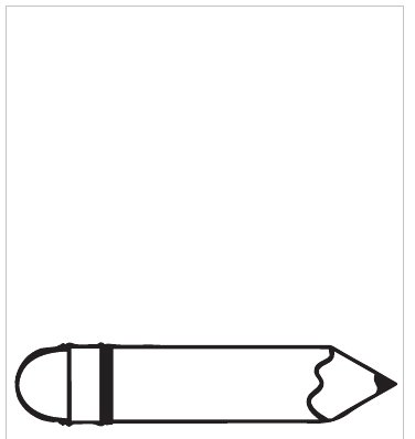 Pencil — single template preview